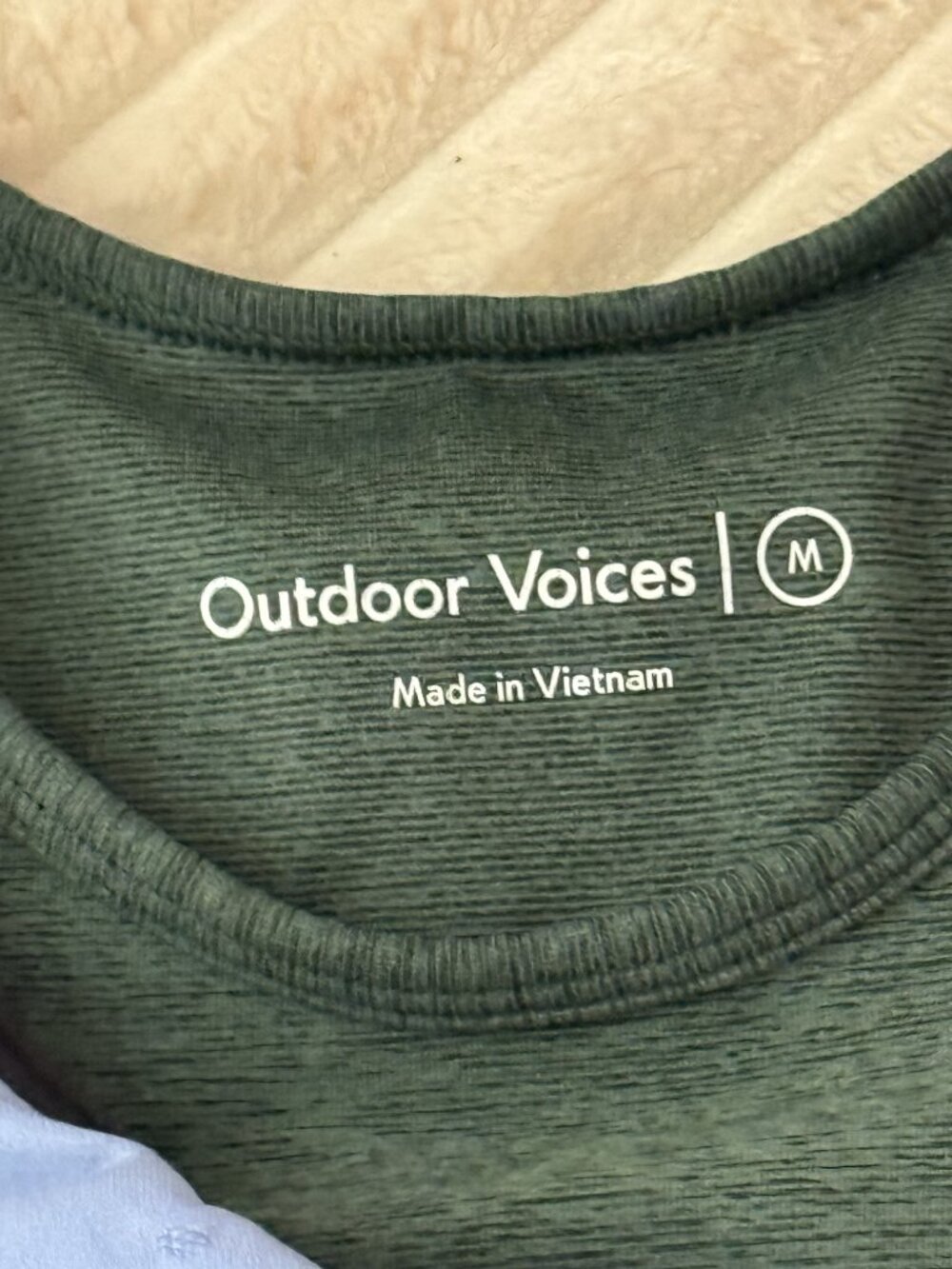 Green Outdoor Voices Set - Size M Sports Bra & Size S Leggings - GUC - Picture 5 of 5